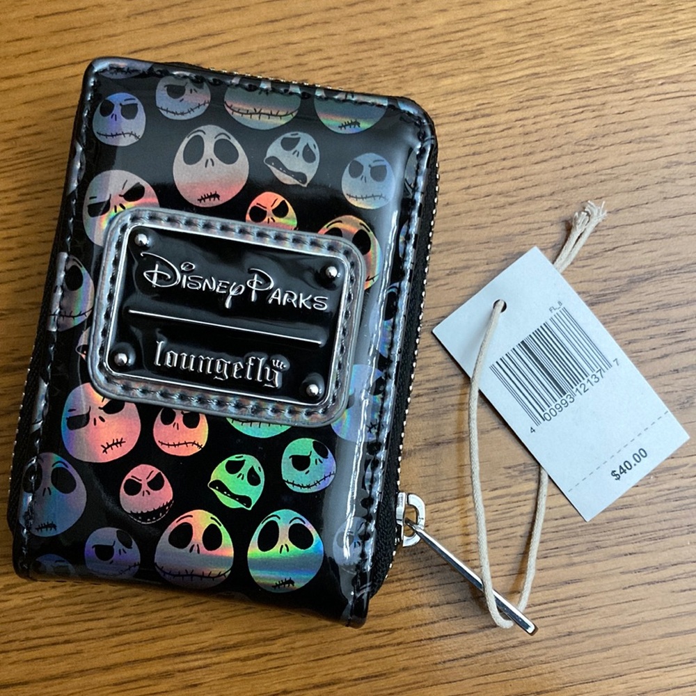 Loungefly Disney Parks Jack Skellington Zipper Wallet (NWT)